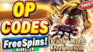 ALL NEW *SECRET* CODES in DEADLY SINS RETRIBUTION CODES Roblox Deadly Sins Retribution Codes