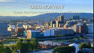 OSLO NORWAY Unique View Over Oslo City Senter Virtual Walking Tour 4K60ftp