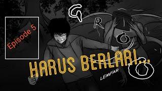 Komik horor  Episode 5 Last Day Of School .  Harus Berlari