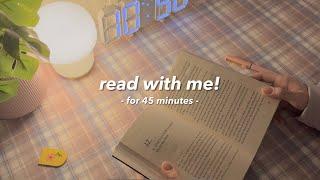 read with me   45 minutes + piano & rain sounds