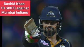 Rashid Khan 10 Sixes against Mumbai Indians  IPL 2023 Full highlights  MI vs GT @SETIndia