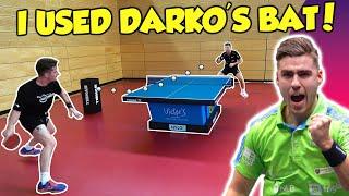 TESTING DARKO JORGICS TABLE TENNIS BAT