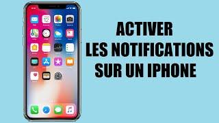 Comment activer les alertes et les notifications pour appels messages et applis sur un iPhone