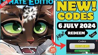 PROMO CODES WARRIOR CATS CODES 6-JULY 2024 - WARRIOR CATS PROMO CODE