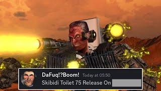 SKIBIDI TOILET 75 LEAKS? SKIBIDI TOILET 75 RELEASE DATE UPDATE