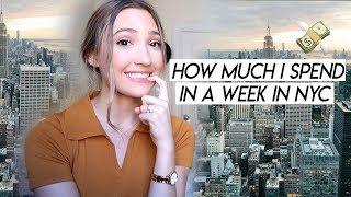 What I Spend in a Week in NYC as a 21 Year Old