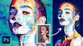 The Best Abstract Painting Effect   Photoshop Tutorial