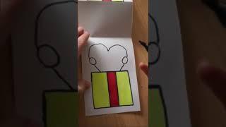 I love you ️ Valentines Day surprise gift box drawing DIY Karte Geschenk zeichnen zum Valentinstag