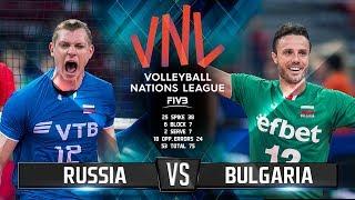 Волейбол  Россия vs Болгария  Лига Наций 2018  Russia vs Bulgaria  Volleyball Nations League 2018