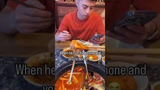 Man eats napkin in restaurant while on phone  #memes #shortsviral #foryou #funnymemes #tiktokmemes