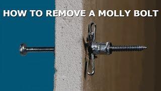 How to Remove Molly Bolt Anchors Without Damaging Drywall