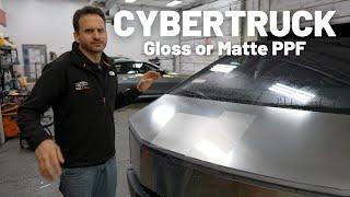 Cybertruck - Gloss or Matte PPF - See the Difference