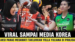 VOLI INDONESIA GEMPAR  Momen Megawati Taklukkan Yolla Yuliana di Pembukaan Proliga 2024