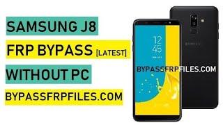 Samsung J8 SM-J810G FRP Google Account Lock Remove Done Without Combination  Without PC Method