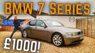 I bought a SUPER CHEAP BMW 7 SERIES for £1000  E65 730d