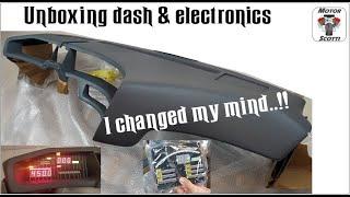 Knight Rider dashboard build - Episode 1 - Unboxing the dash & electronics