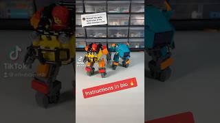 Lego Racers Mechs - Loopin and Lightor  #lego #moc #tiktok #afol #cyberpunk #mech #titanfall