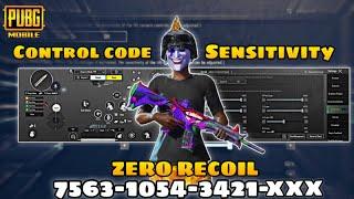 New Update 3.4️Best Sensitivity Code + Control Settings Pubg MobileBgmi Sensitivity 2024