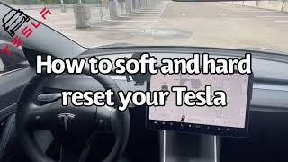 How to reset and turn off your Tesla Model 3Y