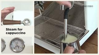 Ascaso Baby T Plus Hot Water and Steaming Milk