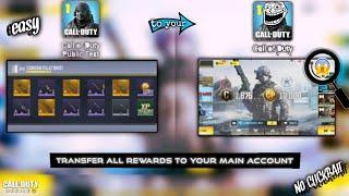 COD Mobile  TRANSFER ALL TEST SERVER REWARDS IN YOUR MAIN ACCOUNT  *NO CLICKBAIT*  EASY