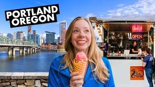 Exploring Portland Oregon - 36 Hours of Food Multnomah Falls & More