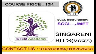 JMET - SCCL  Previous mock papers ecet explination for purchased batch 01