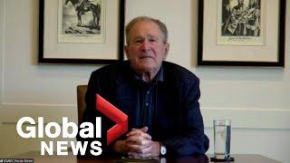 George W. Bush tells Russian pranksters posing as Ukraine president to destroy Putins troops