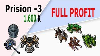 Tibia Hunt EK solo-- FULL Profit 16KK prision  -3