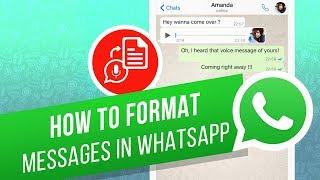 How to Write Bold Italic Strikethrough and Monospace fonts in WhatsApp