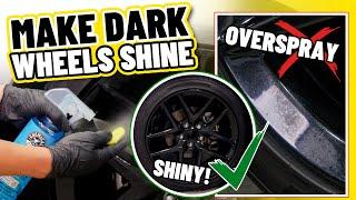 How to properly clean & shine dark colored wheels