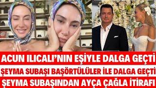 ACUN ILICALININ DÜĞÜNÜ İLE DALGA GEÇTİ ŞEYMA SUBAŞI BAŞÖRTÜLÜ VİDEOSU GÜNDEM OLDU AŞK YOK YALAN