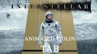 Interstellar Theme & Day One - Animated Violin Tab