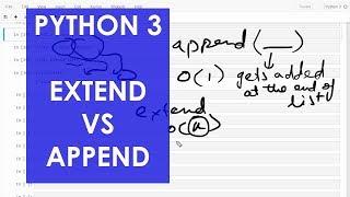 Extend Vs Append Python 3