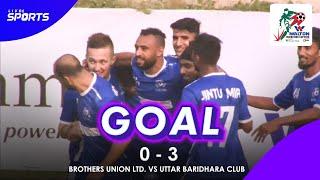 Uttar Baridhara Club won by 3-0 Goal Against Brothers Union Ltd.  Walton Federation Cup