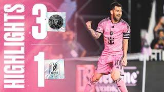 HIGHLIGHTS Inter Miami 3-1 Nashville  Messi brace and Busquets first goal ‍  MLS