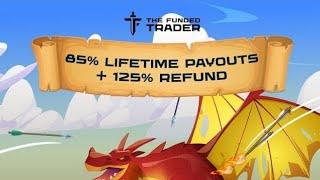 The Funded Trader November Promo Get Lifetime 85% Payouts