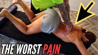 ASMR PERSONAL TRAINER LOWER BACK AND SHOULDER PAIN GONE