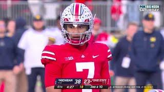 C.J. Stroud Ohio State QB vs Michigan 2022