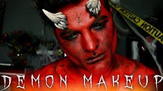 Demon Halloween Makeup Tutorial  31 Days of Halloween