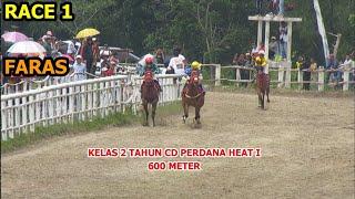 RACE 1  KELAS 2 TAHUN CD PERDANA HEAT 1 - PACU KUDA SAWALUNTO DERBY 2023