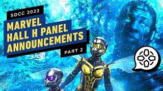 Marvel Studios MCU Hall H Panel Reactions Pt. 2  Comic Con 2022