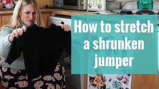How to stretch a shrunken jumper  Wardrobe Stories  The Pool