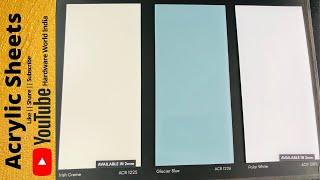 Acrylic Sheet Colors and Kitchen Designs #HWI