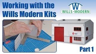 Working with the Wills Modern Kits - DPD depot part 1