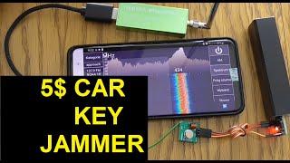 5$  ARDUINO car key JAMMER DIY. Relay attack  keyless car hack  car hacking protection