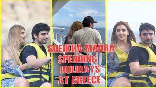 Queen sheikha Mahra and Sheikh Mana spending Holidays at Mykonos Greece video