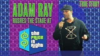 Comic ADAM RAY rushes stage at PRICE IS RIGHT STORY + video