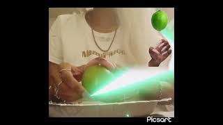 CHOP QUEENCHALLENGE ATTEMPTING TA CHOP AND PEEL THIS LIME WIT MI CHOP CHOP CHOP NAILZ