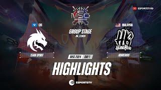 Team Spirit vs HomeBois HIGHLIGHTS MSC 2024  HB VS TS ESPORTSTV